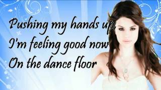 Selena gomez - when the sun goes down lyrics on screen