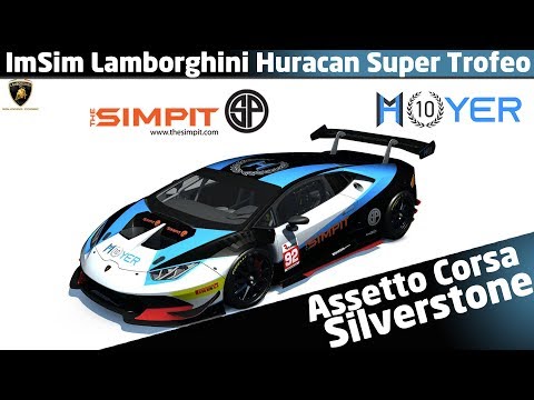 12h12 Assetto Corsa - ImSim Lamborghini Huracan Super Trofeo - Chatting and Practice on Silverstone