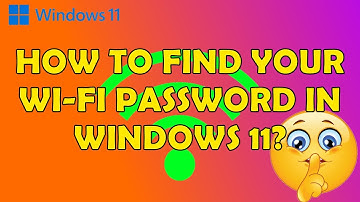 📶 How to Find your Wifi Password in Windows 11 📶