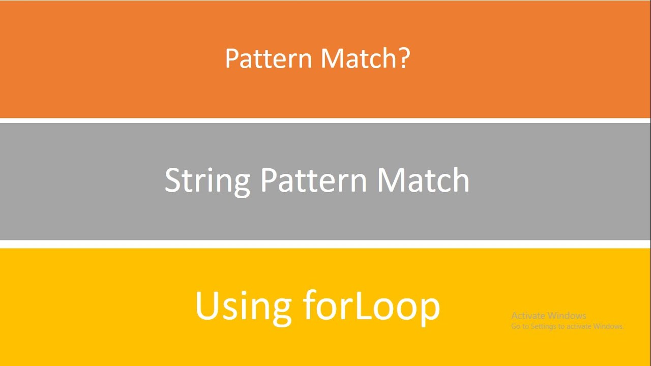 Same String Pattern | Java String - YouTube