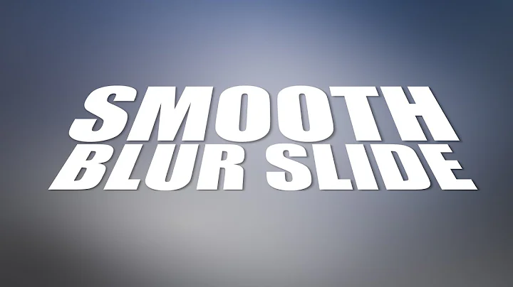 PowerPoint Tutorial : Smooth Blur Slide