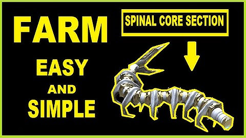 How to get Spinal Core Section in Warframe (heart of Deimos farming)