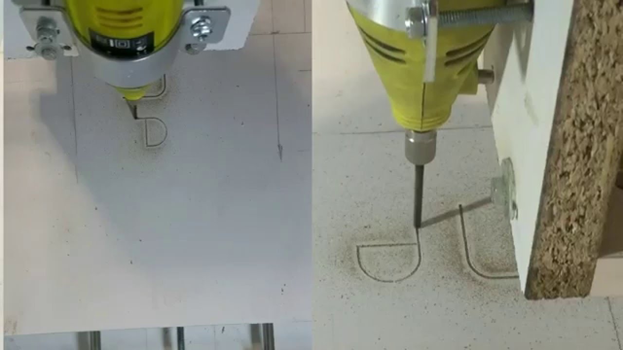 Homemade Mini Cnc Fresatrice, Realizato da Mio Padre!