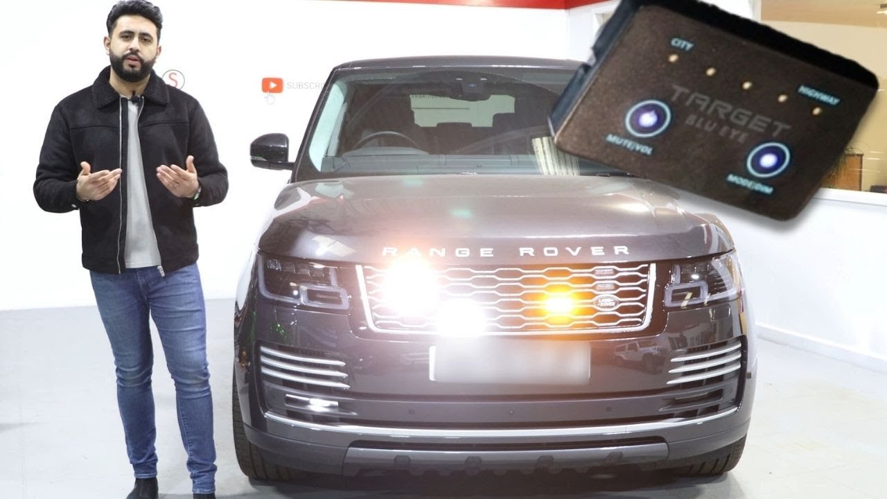 Target Blu Eye - Range Rover Vogue - Custom Hidden Mirror Install - YouTube