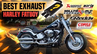 Harley Davidson Fatboy Exhaust Sound ? Stock,Rinehart,Modified,Compilation,Custom,Mods,Upgrade+
