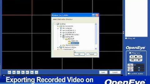 How do I export recorded video on OE3 E-Series DVRs?