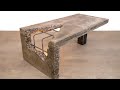 Diy concrete coffee table  urban decay table