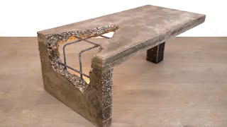 DIY Concrete Coffee Table | 'Urban Decay' Table