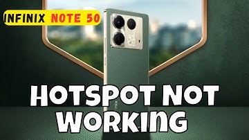 Hotspot Not Working infinix Note 50 || How to solve hotspot issues #infinix