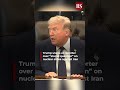 Trump snaps at reporter over “stupid question” on nuclear strike against Iran | US-Iran war