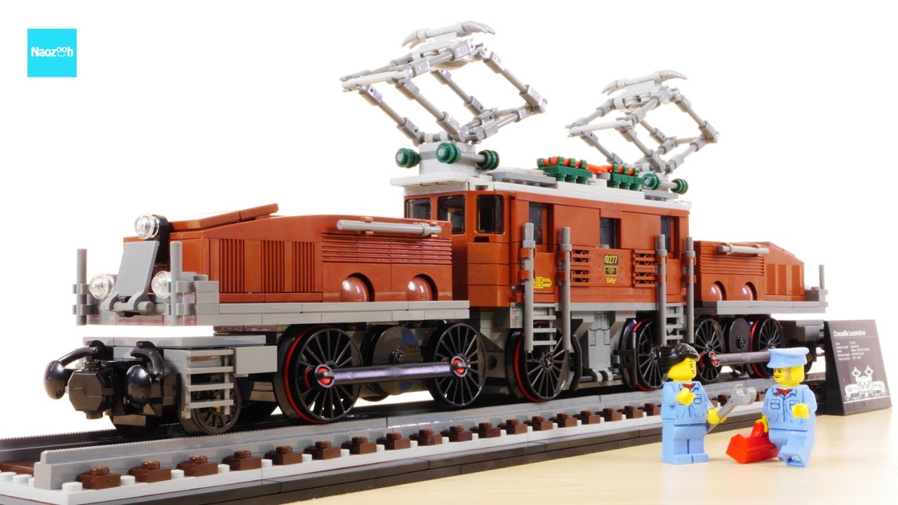 レゴ クリエイター エキスパート クロコダイル電気機関車 Lego Creator Expert Crocodile Locomotive Speed Build Review Youtube
