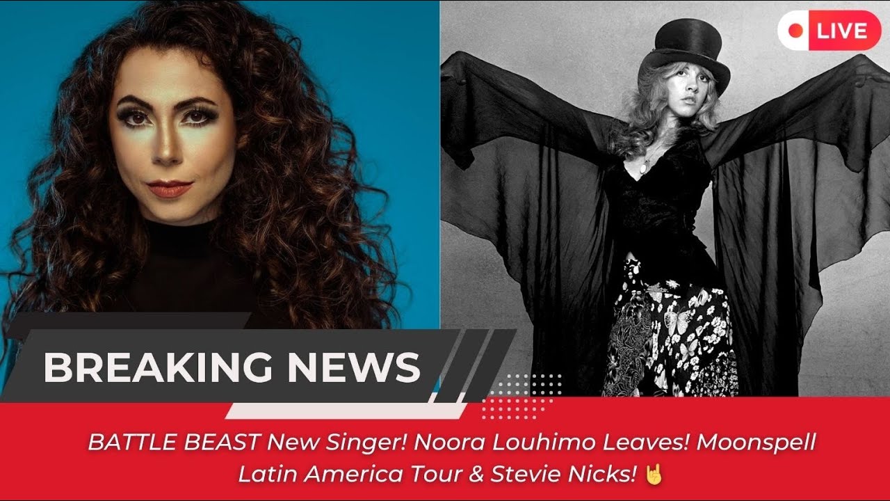 BATTLE BEAST New Singer! Noora Louhimo Leaves! Moonspell Latin America Tour & Stevie Nicks! 🤘