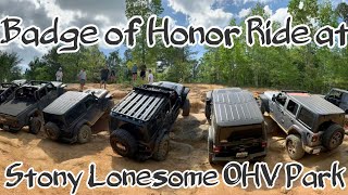 Jeep Badge of Honor Ride at Stony Lonesome OHV Park, AL