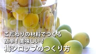 梅シロップの作り方  -簡単！美味しい手作り梅シロップのレシピ-/How to make  plum syrup