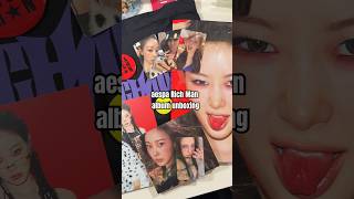 aespa Rich Man album unboxing (Rich man bag, Energy \u0026 Burst ver!) #aespa #richman #album #unboxing