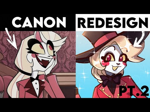 REDESIGNING: Hazbin Hotel ✨ STAFF ✨ (Speedpaint/Commentary