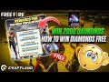 WIN 2000 DIAMONDS IN FREE 🤯😍 | Freefire Craftland Contest 🤩 | #craftland #freefire