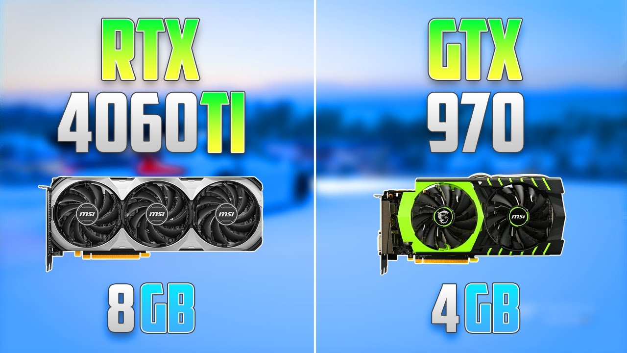 RTX 4060 TI vs GTX 970 - How Big is the Difference? - YouTube
