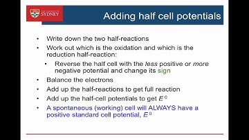 Cell Potentials