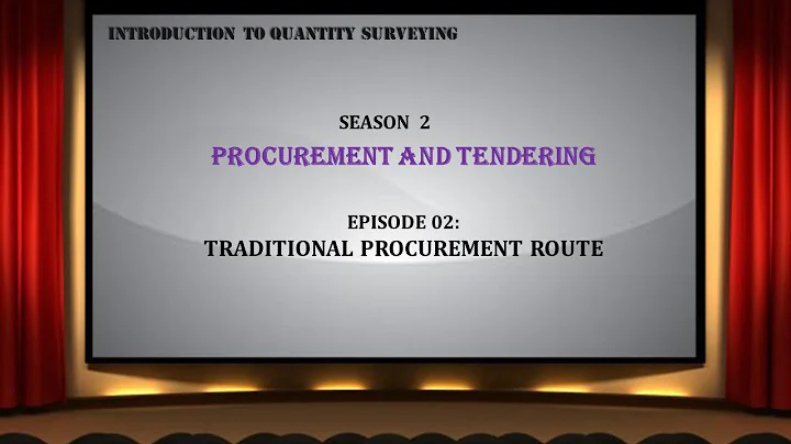 S02E02 Traditional Procurement Route