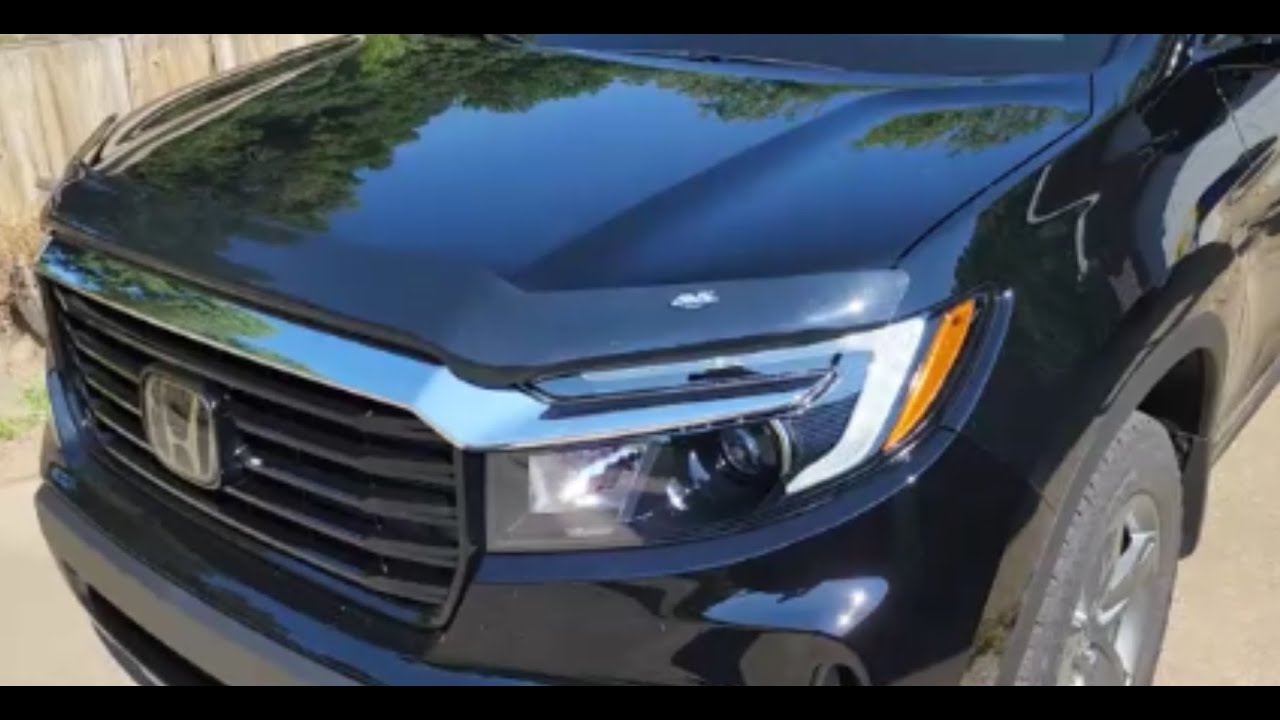 AVS Bugflector II Installation on a 2022 Honda Ridgeline RTLE YouTube