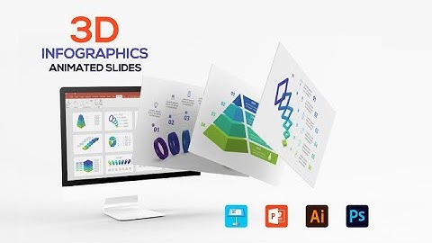 3D animated infographics / Free slides infographic Adobe Illustrator, Photoshop and PowerPoint