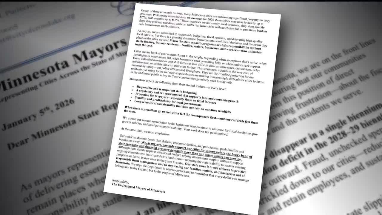 241 Minnesota mayors call for tighter state budget oversight