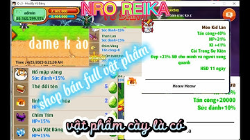 NGỌC RỒNG LẬU MỚI / NRO REIKA đã open free cực ưu đãi cày là có chiến nào ae ơi Hót !!!