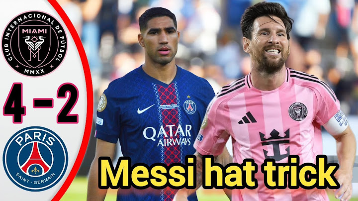 Messi Hat-Trick 🔥 Inter Miami vs PSG 4-2 - All Goals & Highlights - Club World Cup 2025