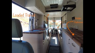 Ford Transit Camper Van Build with EVERY Feature: Vanlife Tour, Full Bath! Sprinter Camper Beware!