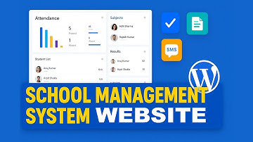 How to Create School Management System Website in WordPress Attendance Result SMS 2025 #ai