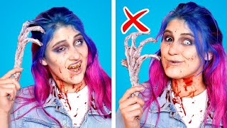 ZOMBIE AT SCHOOL! Funny Pranks, DIY School Supplies, & Ways to Sneak Snacks