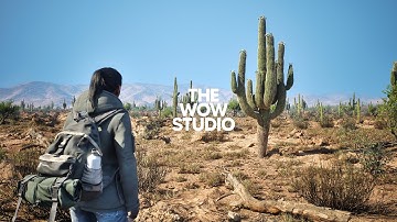 Unreal Engine 5 - Ultra Realistic Rocky Desert Biome – 4K Realtime Performance Test (RTX 4090)