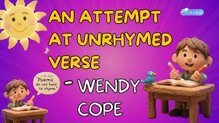 An Attempt at Unrhymed Verse By Wendy Cope | 77th Hong Kong Schools Speech Festival (2025)