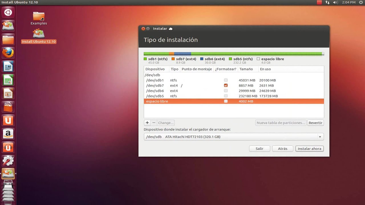 Tutorial como instalar ubuntu 12.10 paso a paso - YouTube