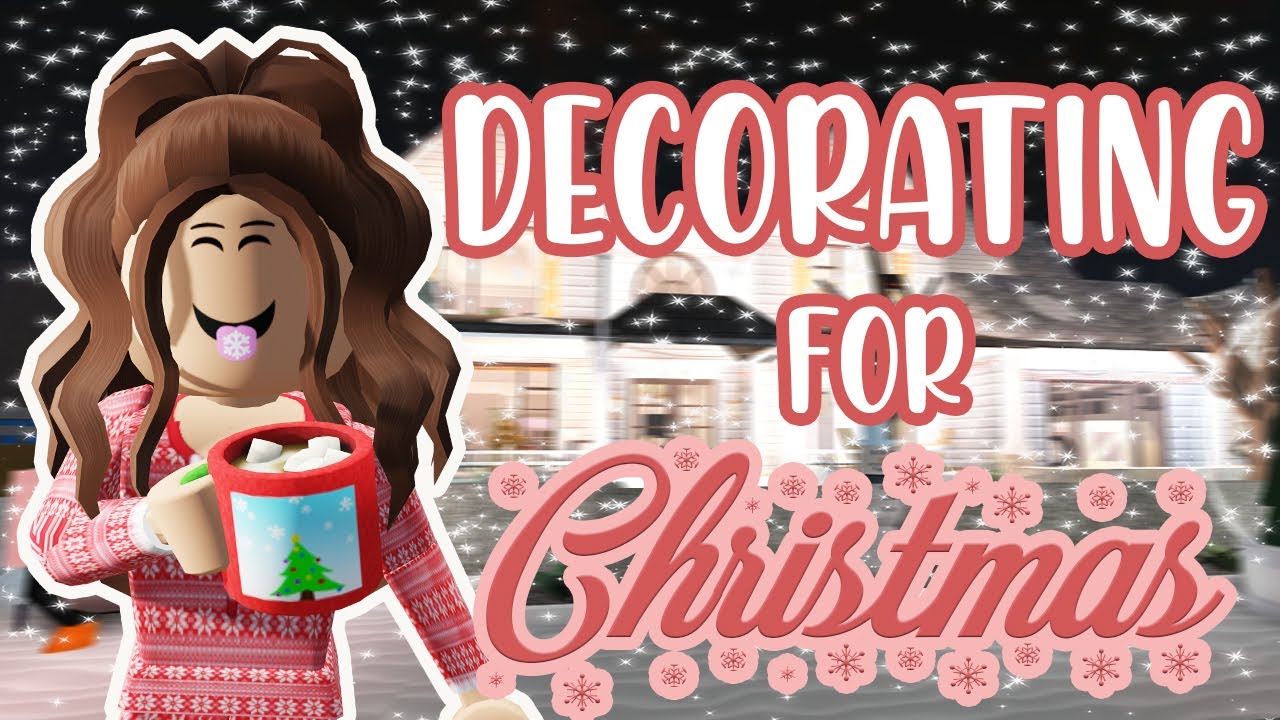 Decorating my Family House For CHRISTMAS on Bloxburg! 🎄🎅 Roblox