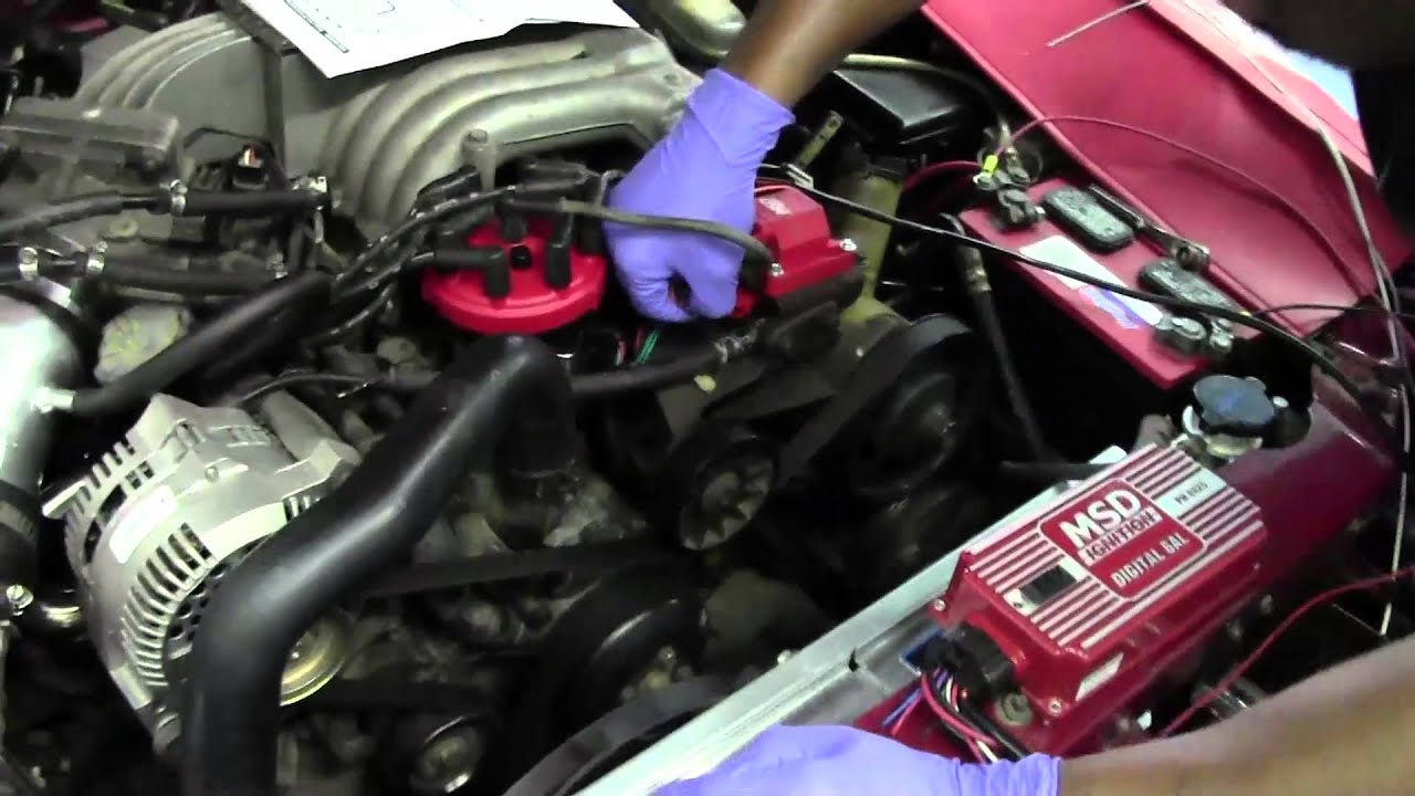 Mustang 6AL MSD Install - YouTube