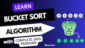 Bucket sort in data structure | Sorting algorithms | Easiest explanation with examples #bucketsort