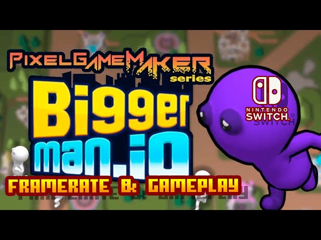 Pixel Game Maker Series Biggerman.io, Aplicações de download da Nintendo  Switch, Jogos