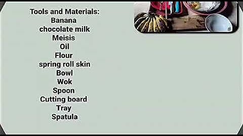 Procedure Text : How to Make Banana Roll (9C)