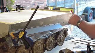 1/6 Scale Armortek Tiger 1 Tank Build -  (Video11)Mud guard installation