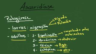 Ascaridíase - Resumo - Parasitologia