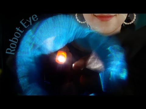 ASMR (<strong>Eng</strong> sub) 시각적 트리거! 로봇 눈 세척 Cleaning <strong>robot</strong> eye 불빛 강함! Super light! [한국어/KOREAN]