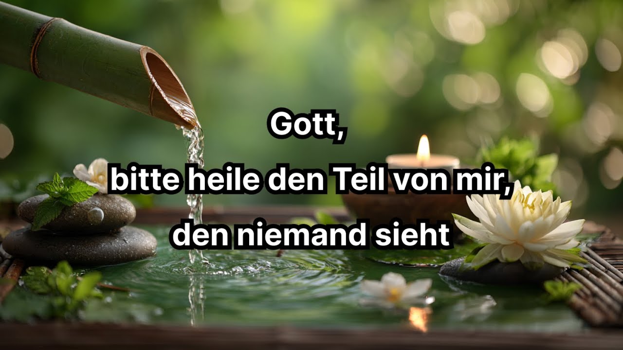 Gott, bitte heile den Teil von mir, den niemand sieht