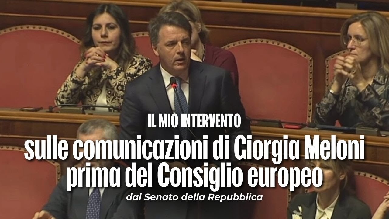 Il mio intervento sulle comunicazioni di Giorgia Meloni prima del Consiglio europeo | 18/03/2025