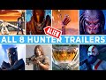 All HUNTER TRAILERS in Fortnite arriving through the Zero Point (Alien, Ripley, Street Fighter,...)