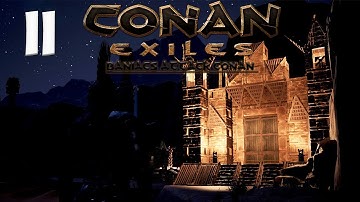 Conan Exiles Modded - Baniacs Attack Conan!!! S1 EP11  New Gate!