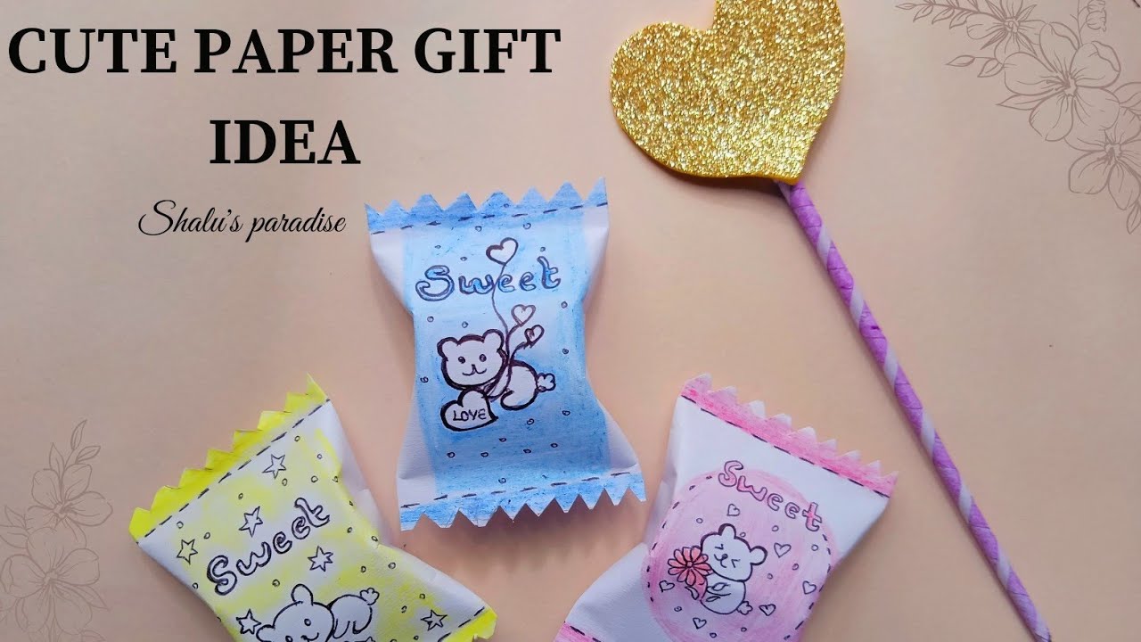 Cute gift idea / DIY / Handmade sweet pack / paper gift idea / paper ...