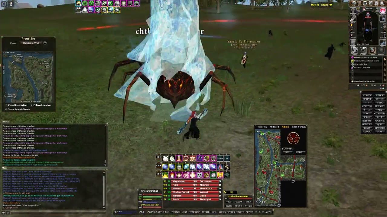 【DAoC】Ice Wizard Zerg fight 3【Dark Age of Camelot】