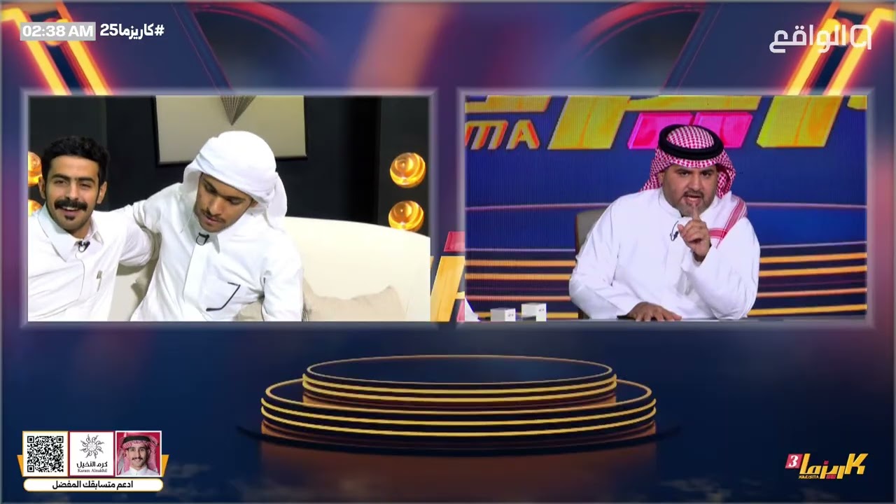 ليش تسكت وقت إسقاطات المتسابقين وماسبب هجومك على ناصر ! - مداخلة عبدالعزيز الخنفري | #كاريزما25 